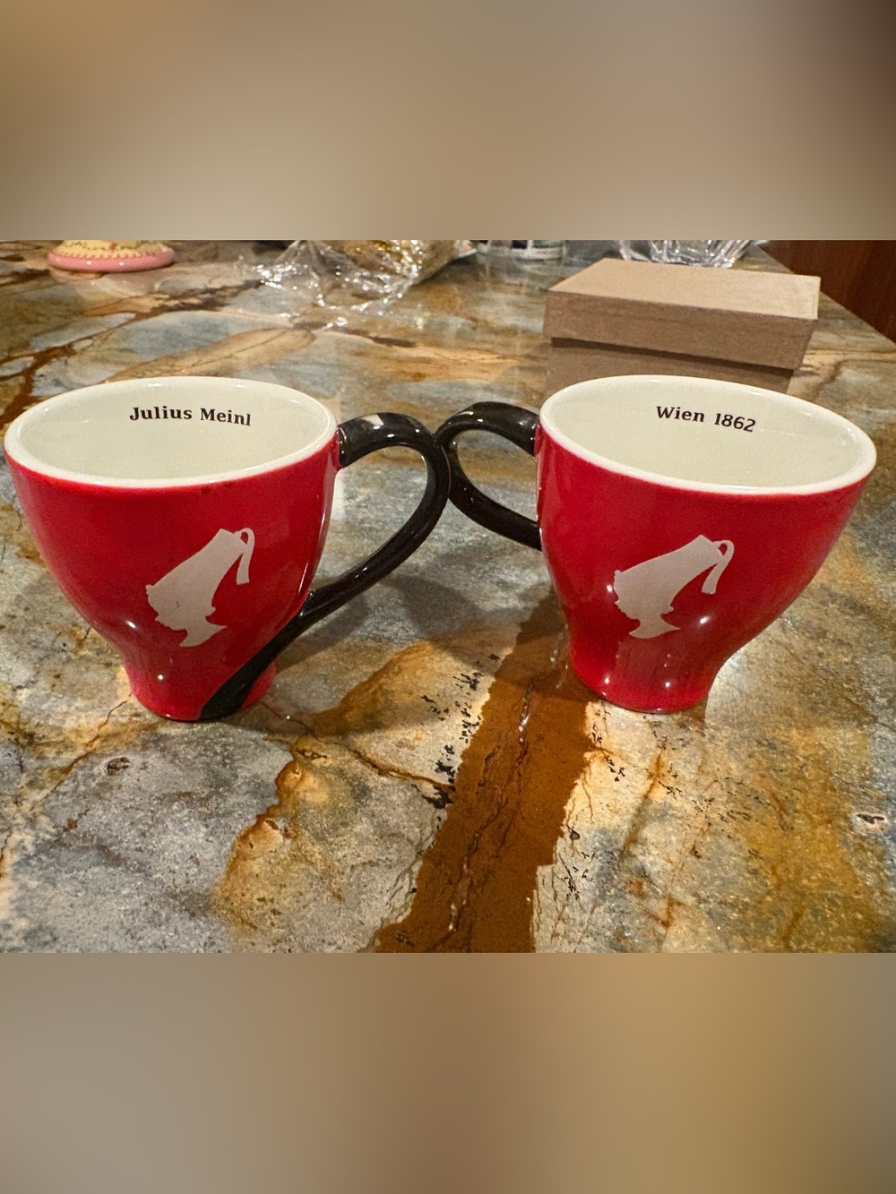 Julius Meinl Trend Wien 1862 Two Espresso Coffee Cups